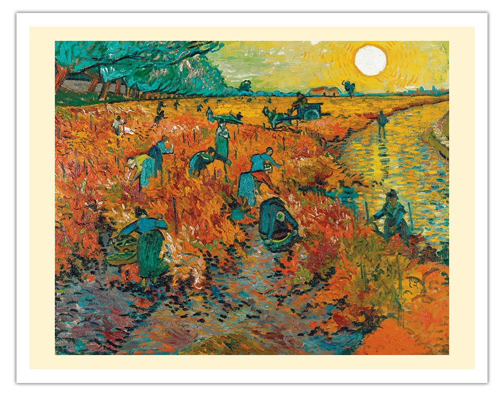 Amazon.com: The Red Vineyard - Arles France - From an Original